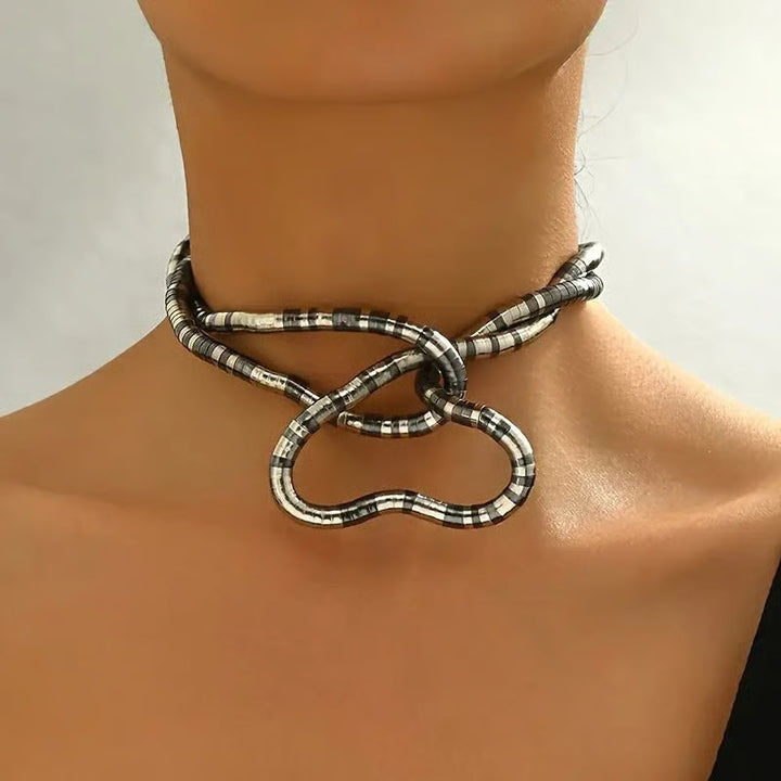 Serpina - Flexible Snake Necklace and Bracelet Set