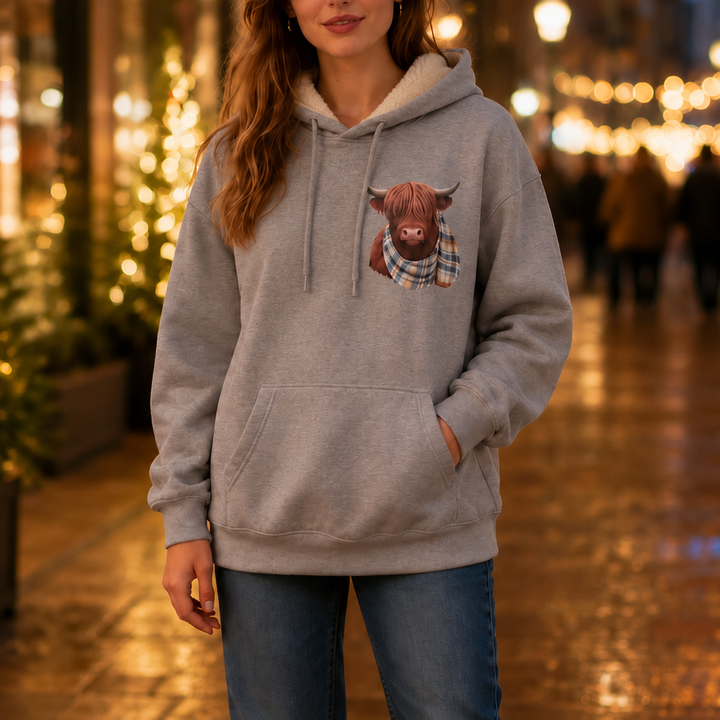 Highlander – Highland Cow Print Hoodie
