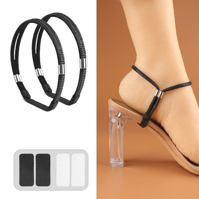 Strella – Instant Glam Rhinestone Heel Straps