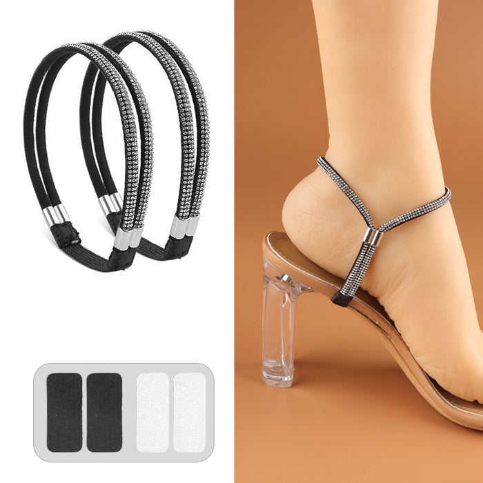 Strella – Instant Glam Rhinestone Heel Straps