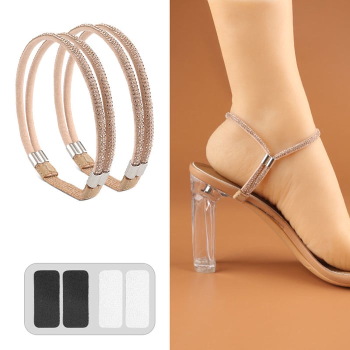 Strella – Instant Glam Rhinestone Heel Straps
