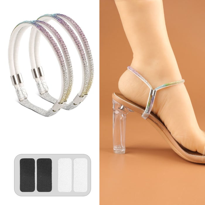 Strella – Instant Glam Rhinestone Heel Straps