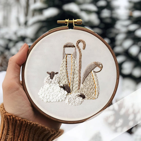 StitchBless™ – Nativity Embroidery Kit Full Set