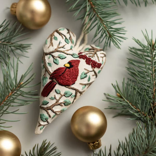 Stitchmas™ – DIY Heart Ornament Embroidery Kit