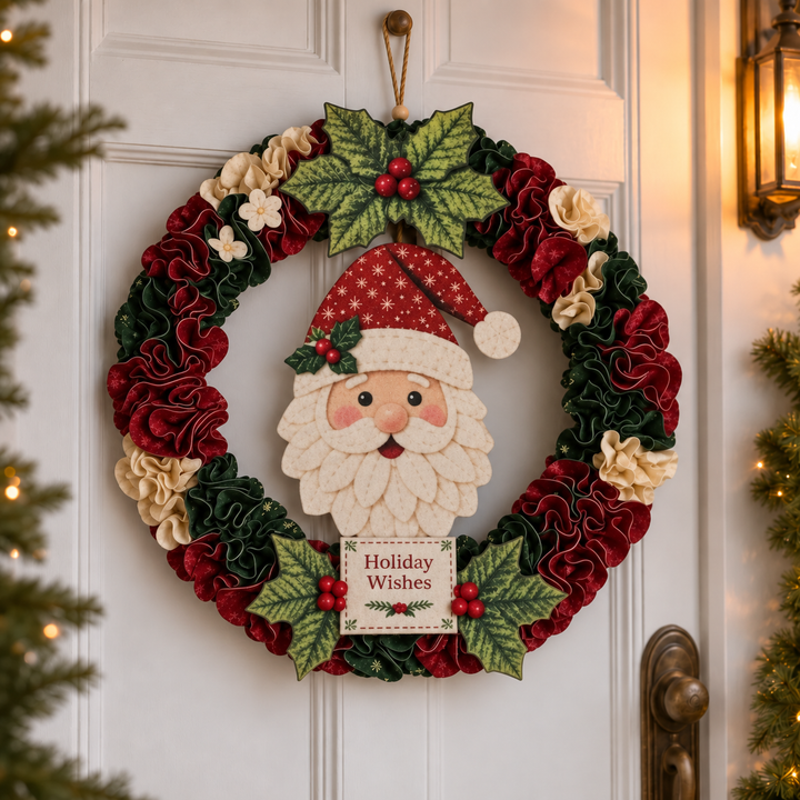 Foldera – No-Sew Poke Fabric Wreath Kit