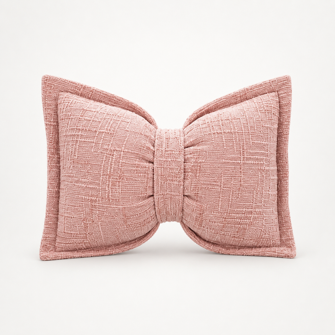 Bowsette – Bow-Shaped Throw Pillow