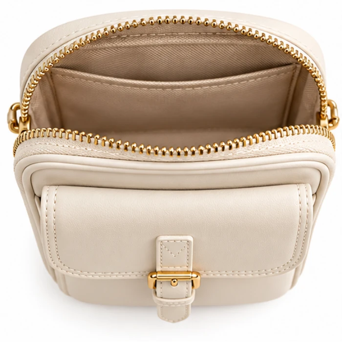 Liora – Multiple-Pocket Adjustable Strap Crossbody Bag