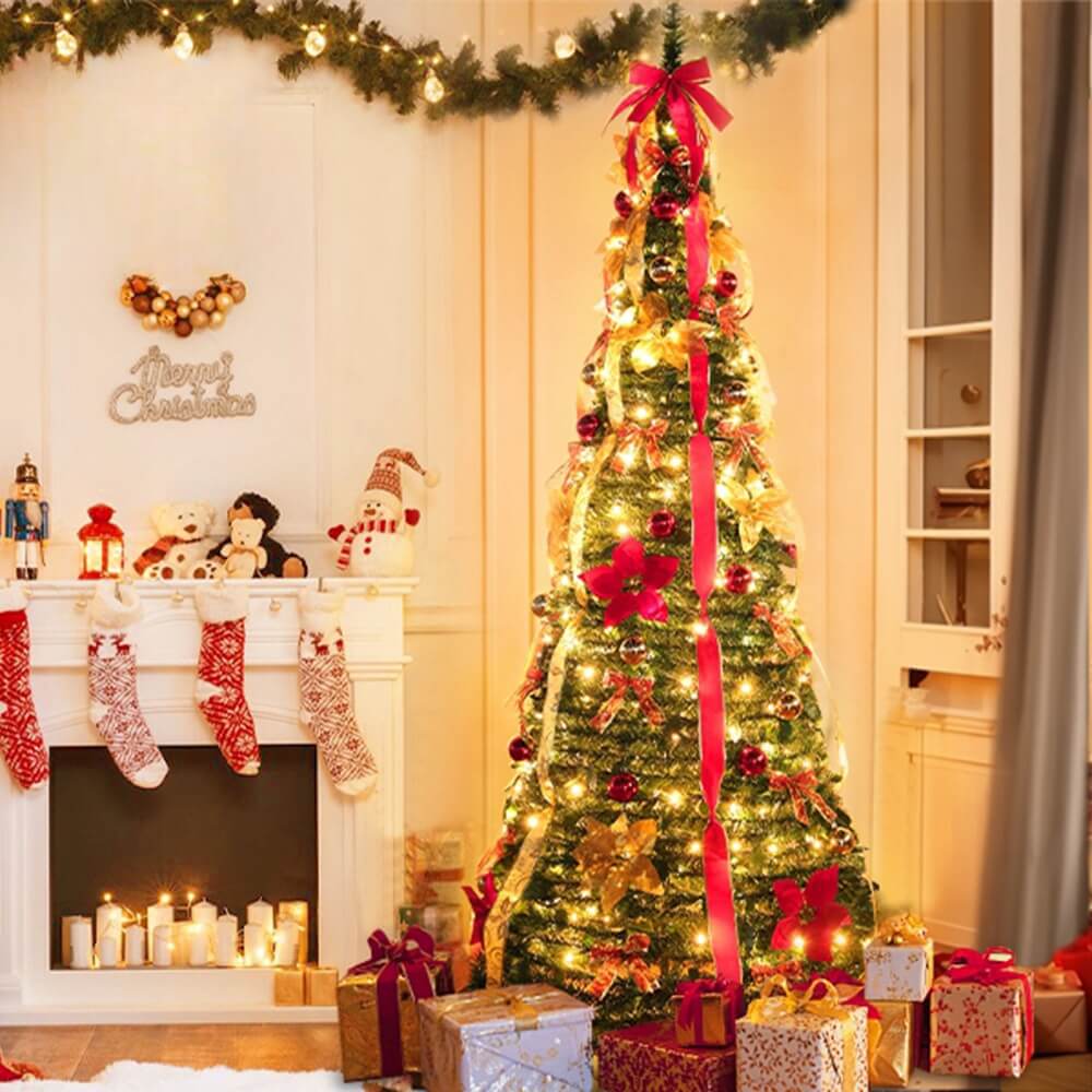 Lumiscarlet™ – Pop Up Red Christmas Tree (50% Off)