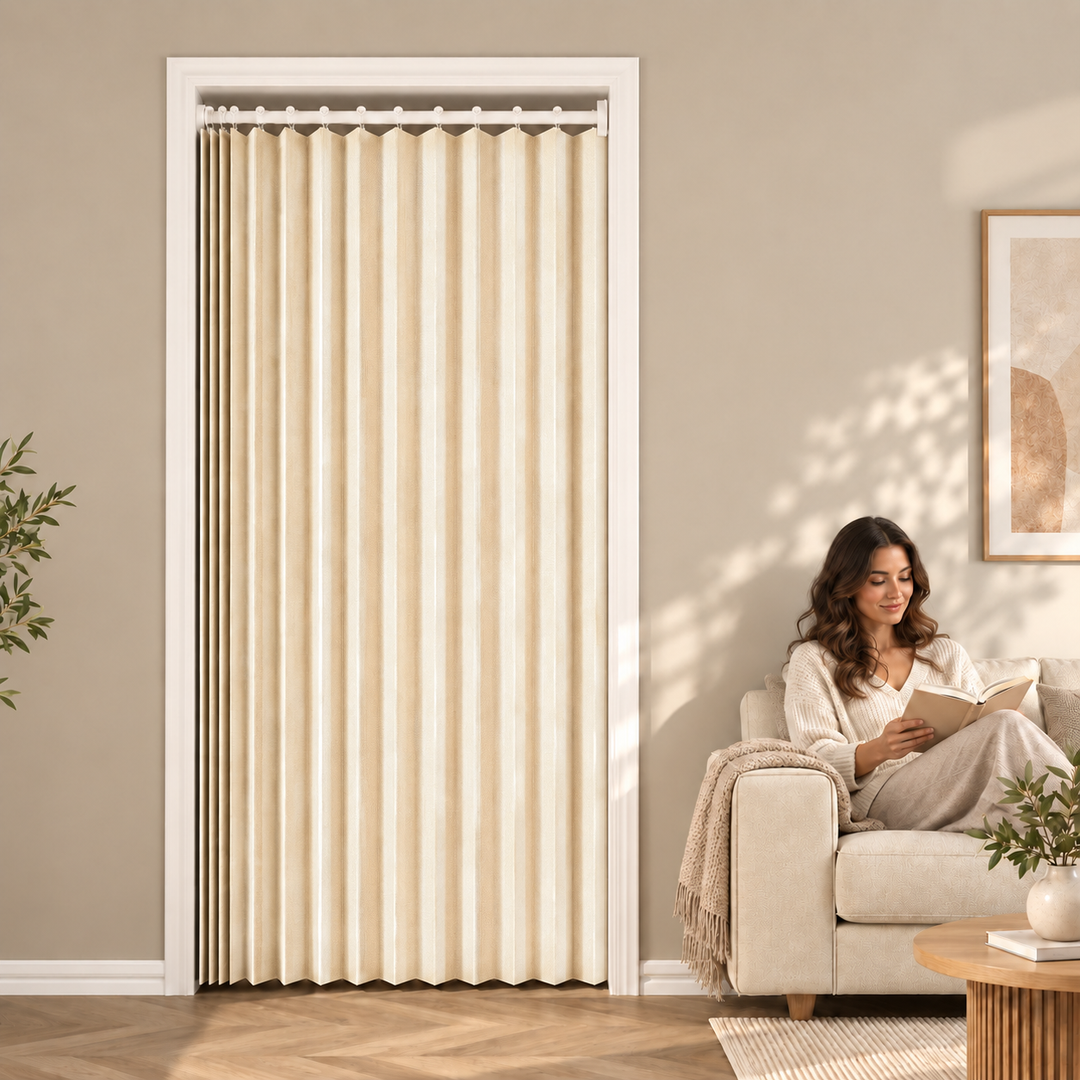 Pleatwell – Accordion Pleated Doorway Curtain