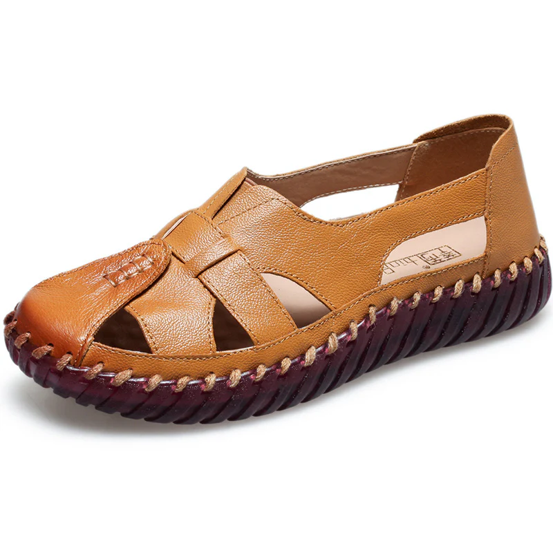 Solara – Women's Hand Stitched Leather Comfort Sandals