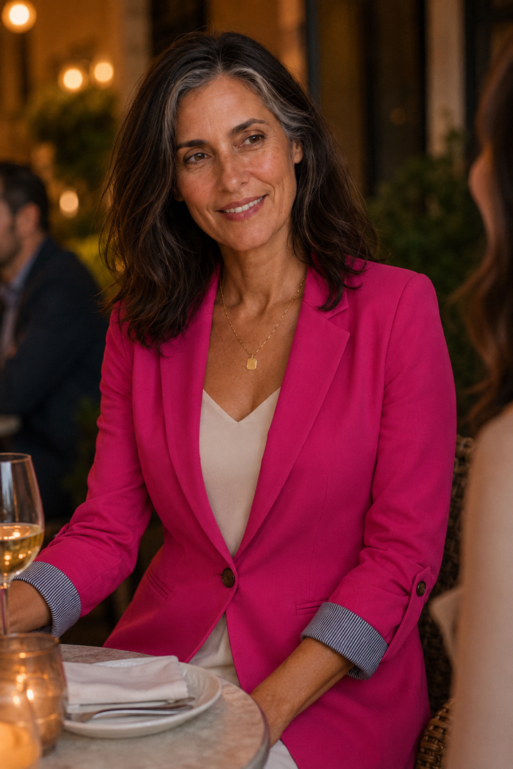 Structria – Soft-Knit Structured Lapel Blazer Cardigan