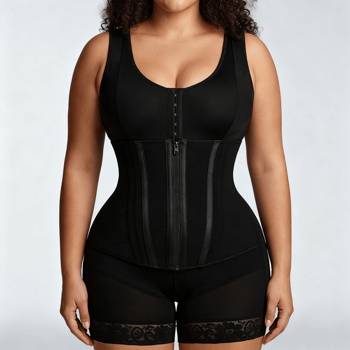 Figura – Women's Double Compression Full Body Shaper Black / XS