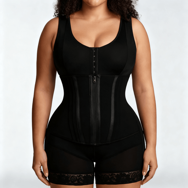 Figura – Women's Double Compression Full Body Shaper Black