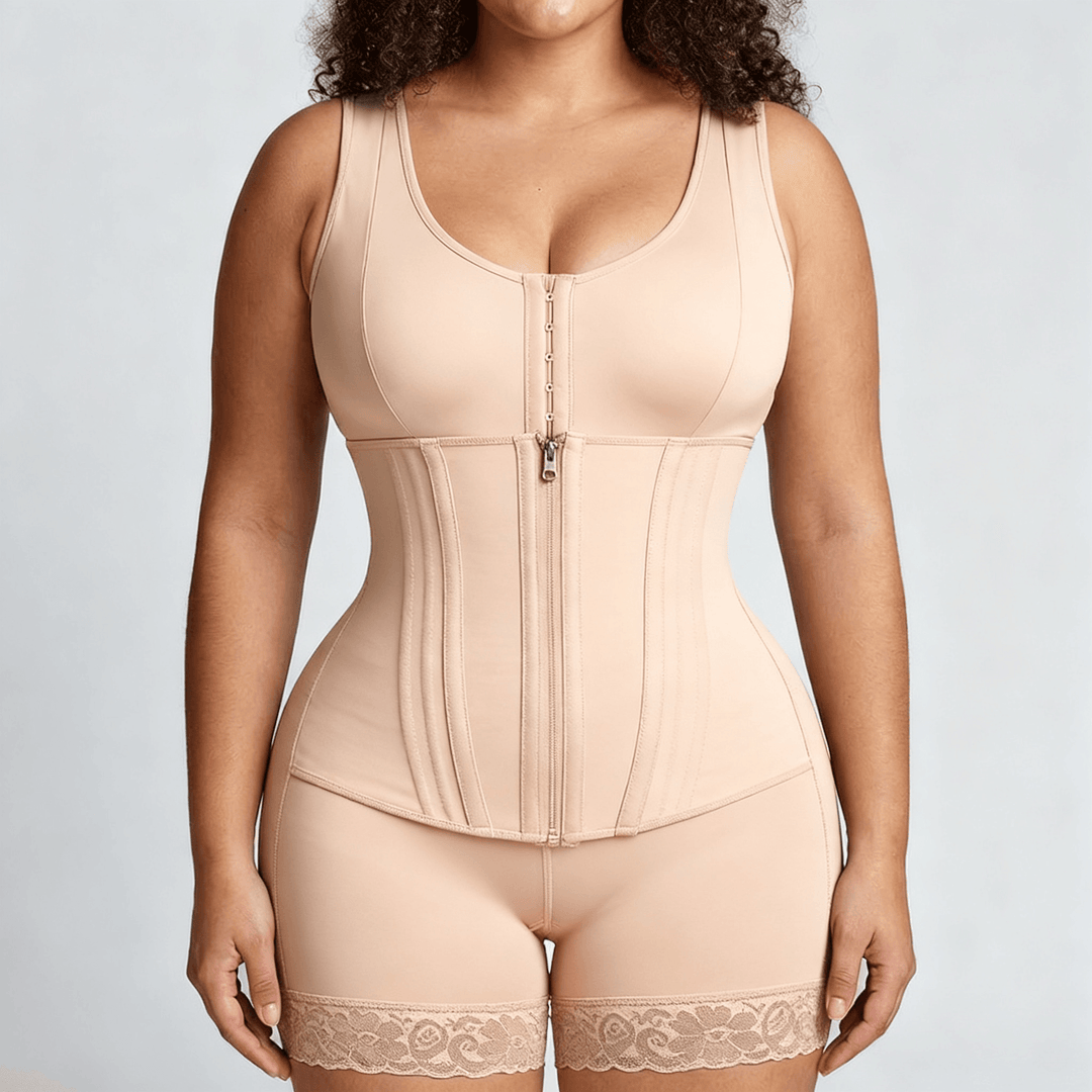 Figura – Women's Double Compression Full Body Shaper Nude / XS