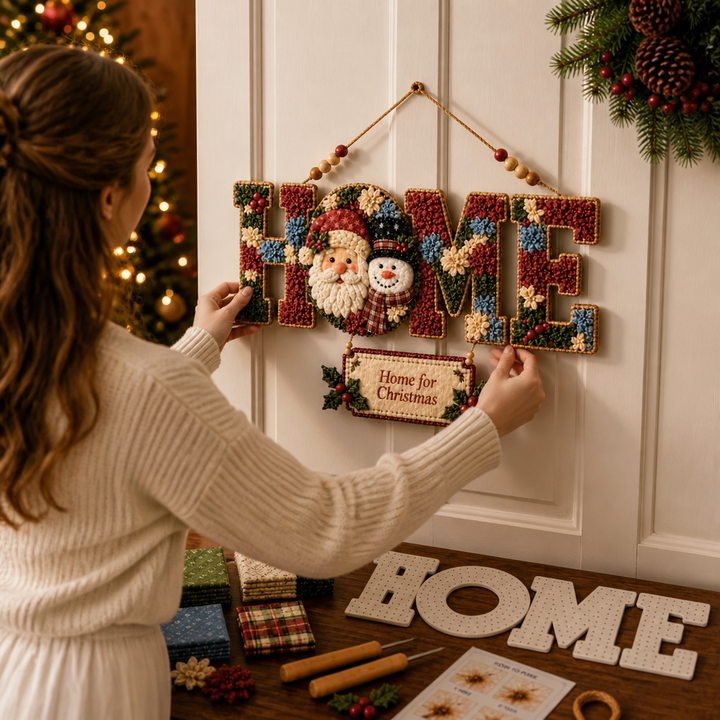Pokeleigh – Poke-Art Fabric HOME Sign Kit