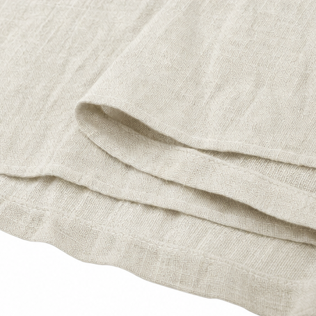 Linora – Double Hem A-Line Cotton-Linen Dress
