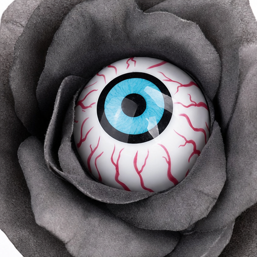 Occulis – Eyeball Center Faux Rose Stem (2 Stem)