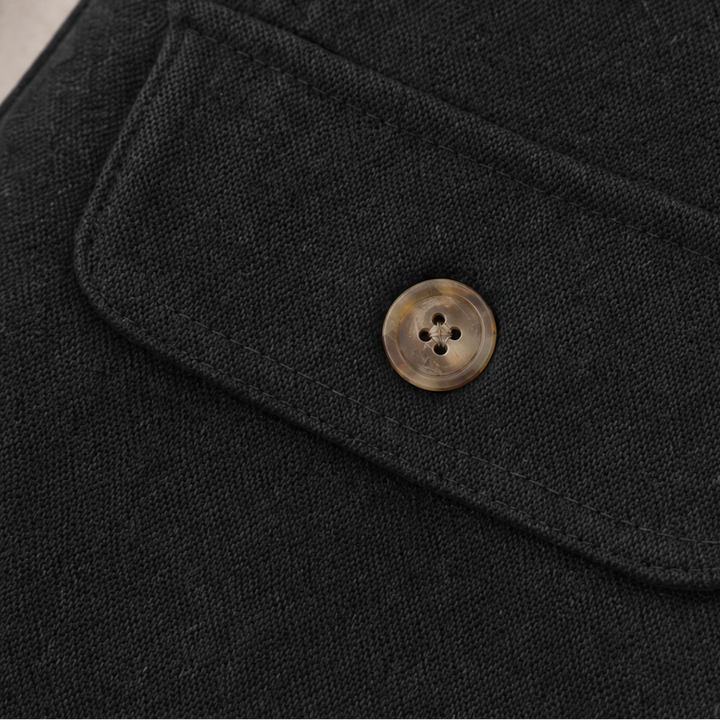 Wearbella – High-Waisted Buttoned Wide-Leg Trousers