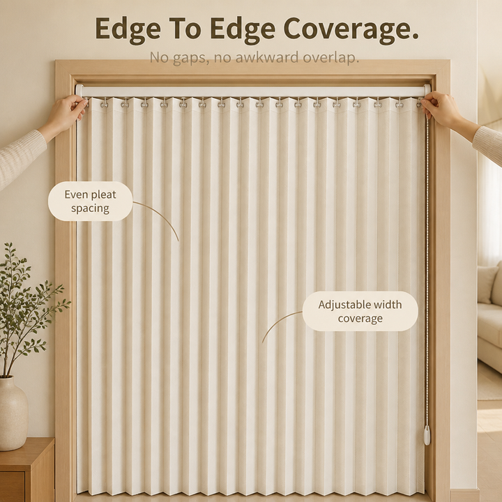 Pleatwell – Accordion Pleated Doorway Curtain