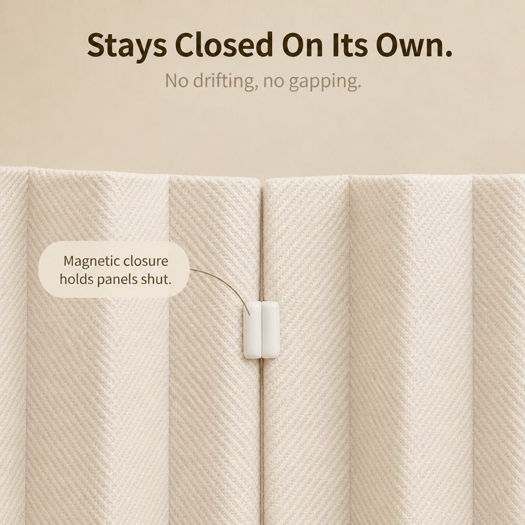 Pleatwell – Accordion Pleated Doorway Curtain