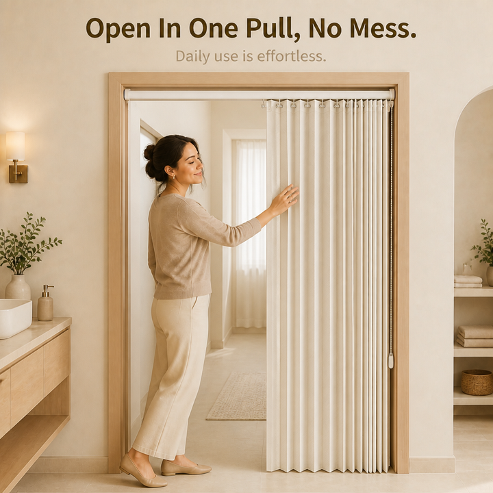Pleatwell – Accordion Pleated Doorway Curtain