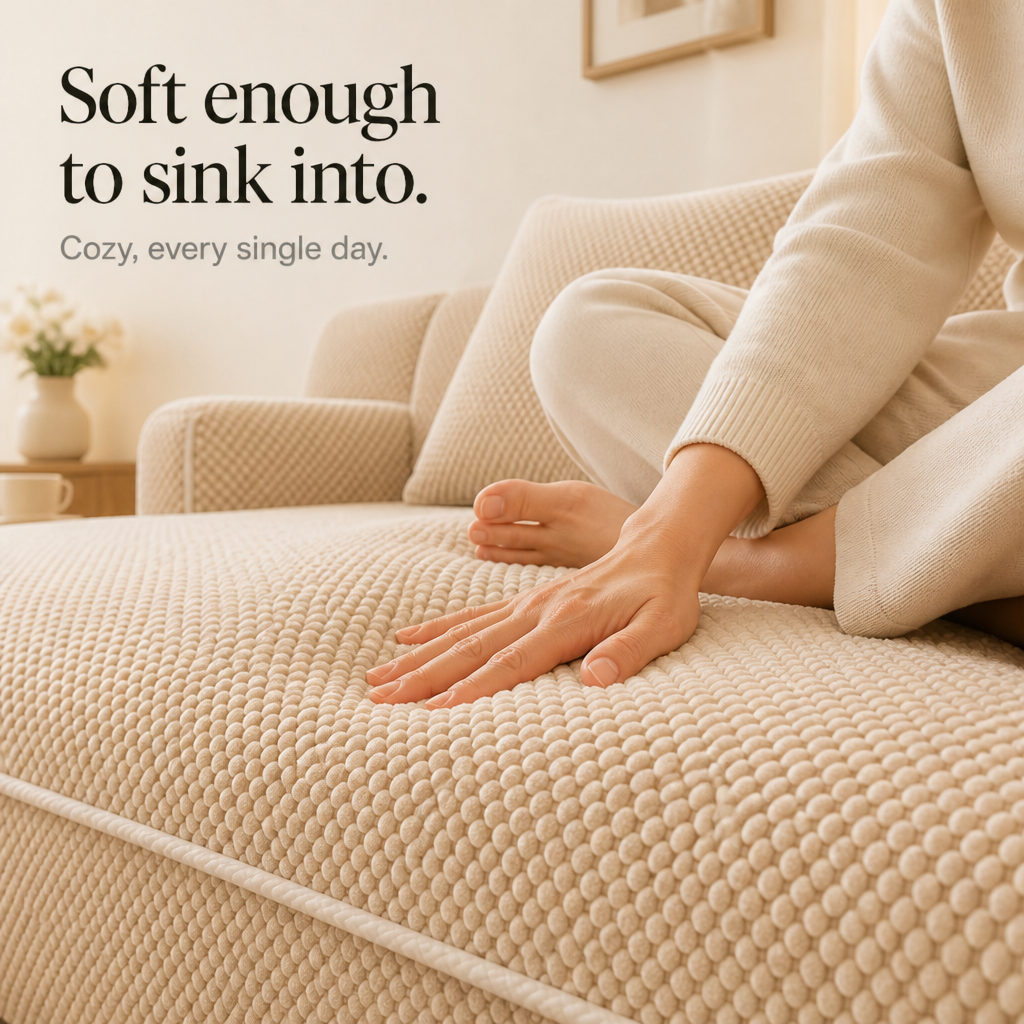 Nestora – Modular Non-Slip Chenille Sofa Cover
