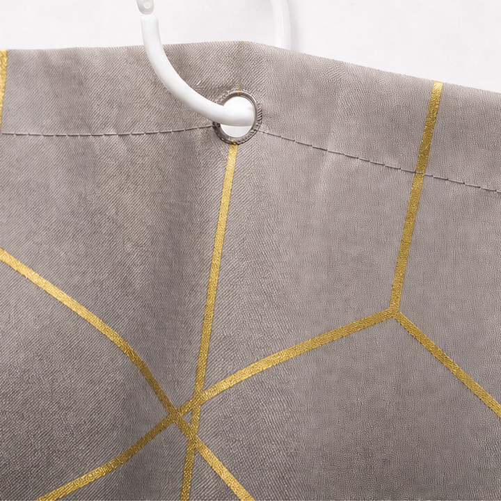 Marbella – Marble Print Waterproof Shower Curtain Set