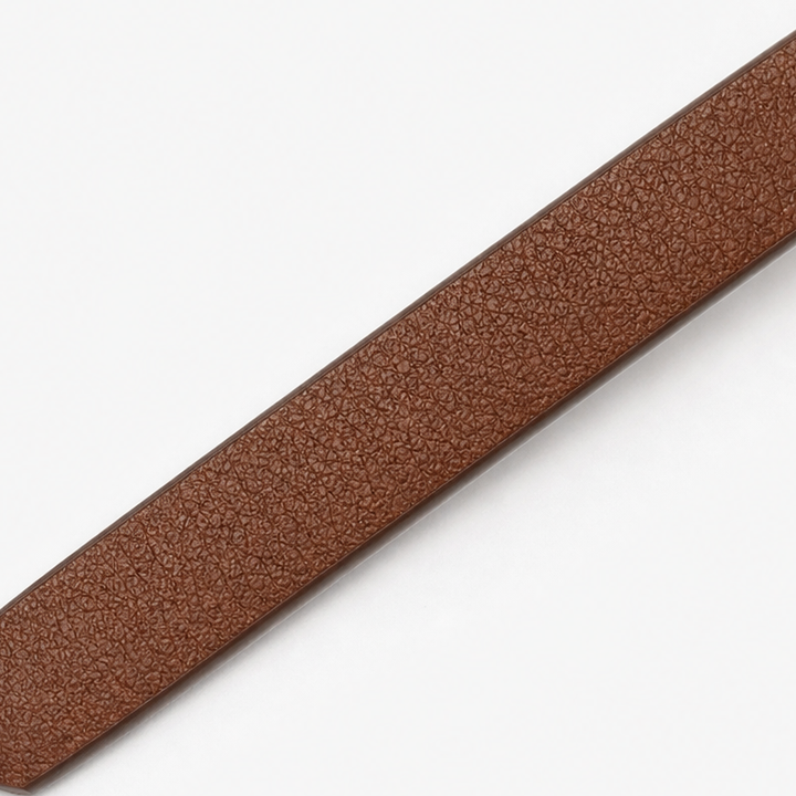 Wearbella – Sculptural Hook Buckle Slim Leather Belt