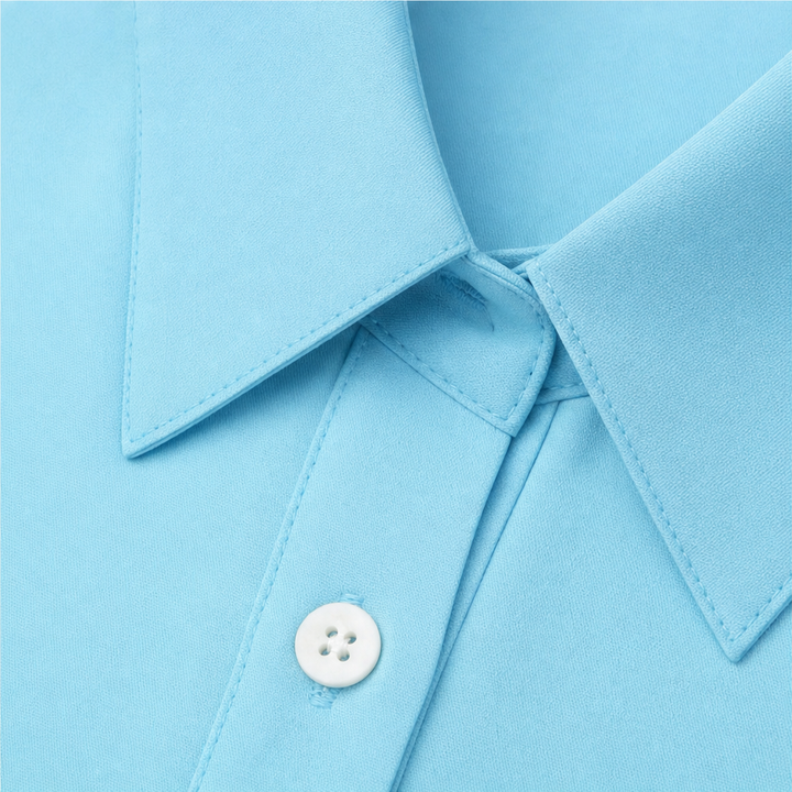 Wearbella – Relaxed Button-Front Short Sleeve Shirt