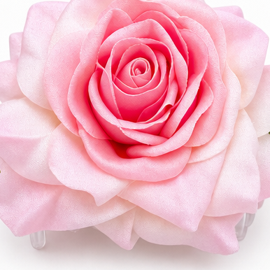 Petalyn – Fabric Rose Claw Clip (2-pack)