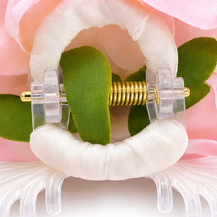 Petalyn – Fabric Rose Claw Clip (2-pack)