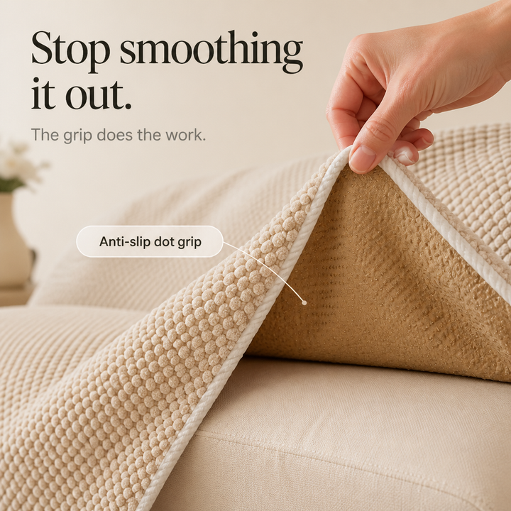 Nestora – Modular Non-Slip Chenille Sofa Cover