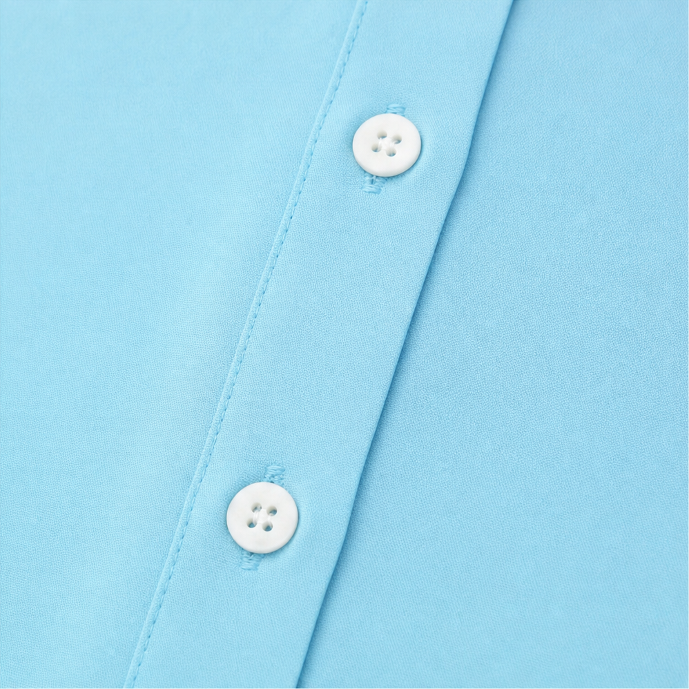 Wearbella – Relaxed Button-Front Short Sleeve Shirt
