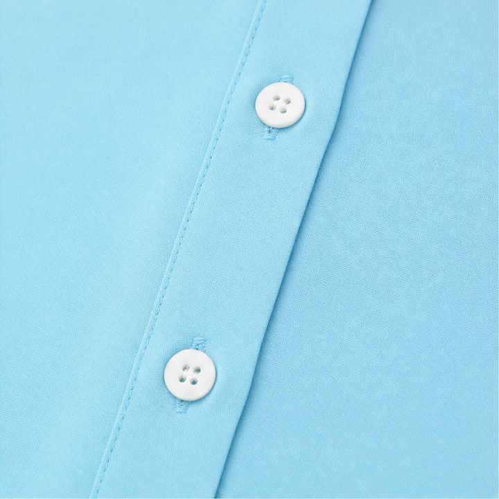 Wearbella – Relaxed Button-Front Short Sleeve Shirt