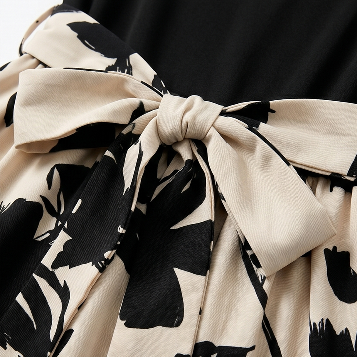 Florenza – Women's Floral Tie-Waist Maxi Dress