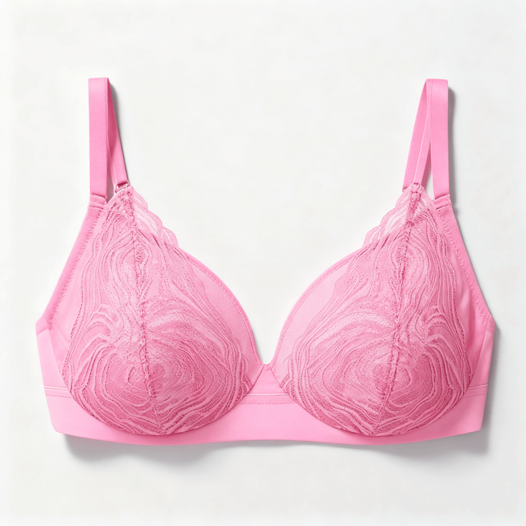 Florenza – Plus Size Lace Underwire Bra Pink