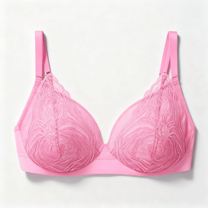 Florenza – Plus Size Lace Underwire Bra Pink