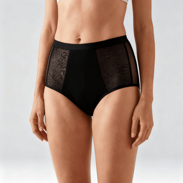 Flowella - Breathable Leak Proof Period Underwear Black