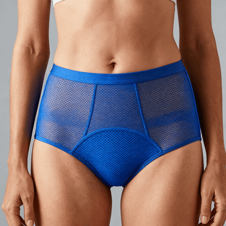 Flowella - Breathable Leak Proof Period Underwear Blue / L