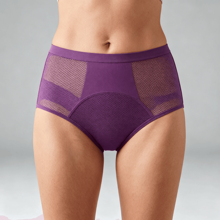 Flowella - Breathable Leak Proof Period Underwear Purple / L