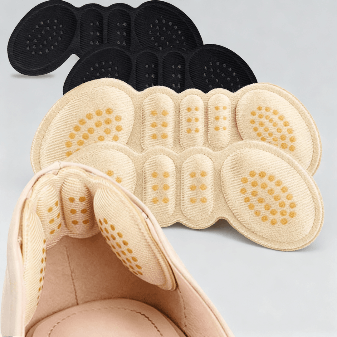 Heeluxe – Cushioned Heel Grips for All Day Comfort Beige