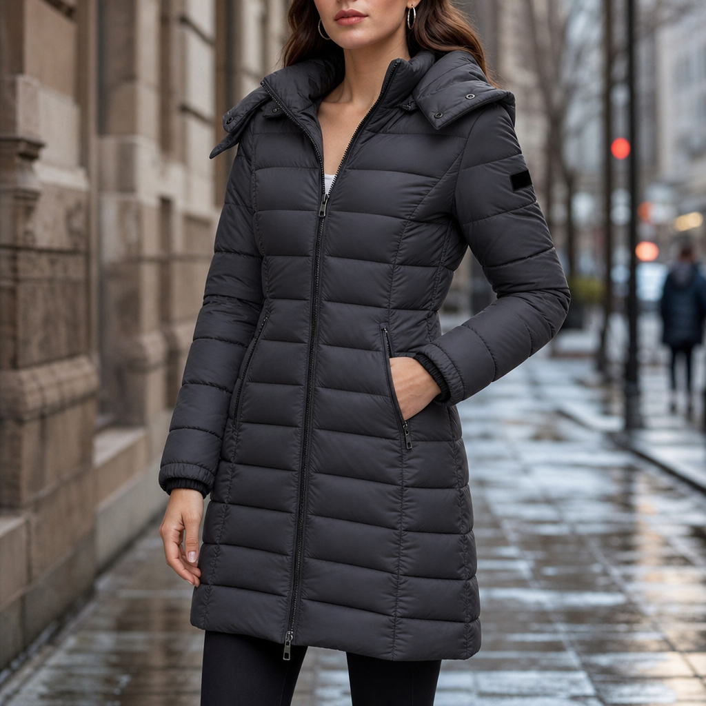 Wearbella – Fill Down Mid-Length Puffer Jacket