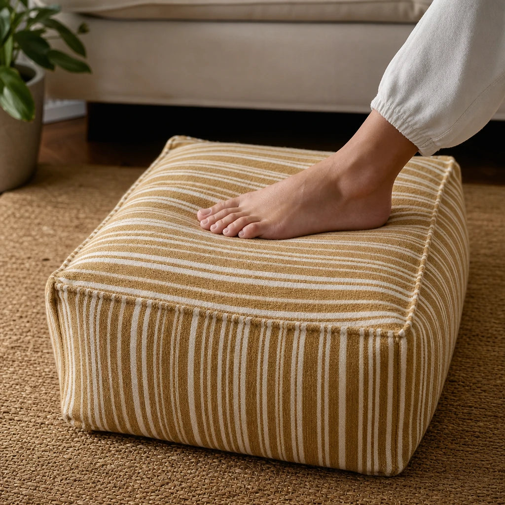 TidyNest – Fillable Storage Pouf Cover