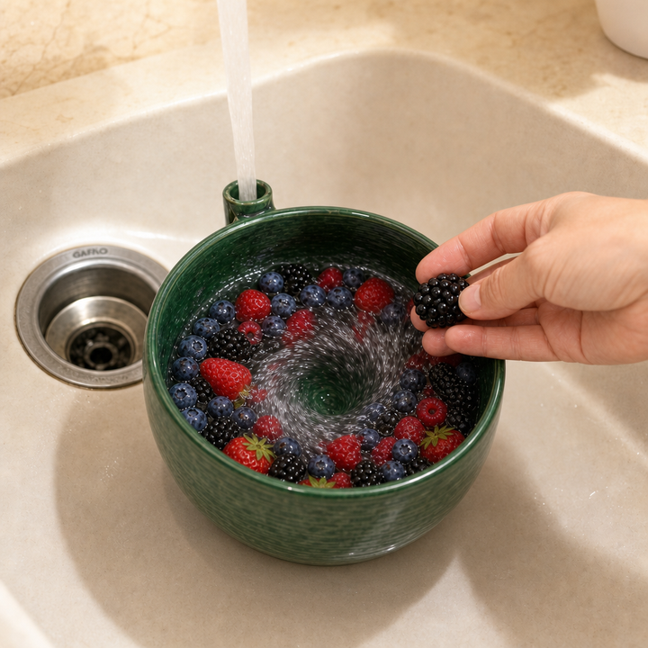 Swirlbowl – Berry Washing Bowl