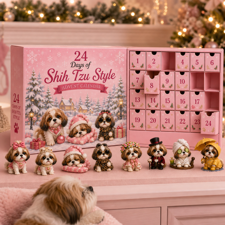 Tzuvent – 24-Day Shih Tzu Figurine Advent Calendar