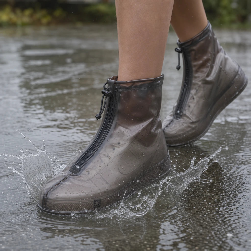 Drystride – Zippered Textured-Sole Waterproof Shoe Covers