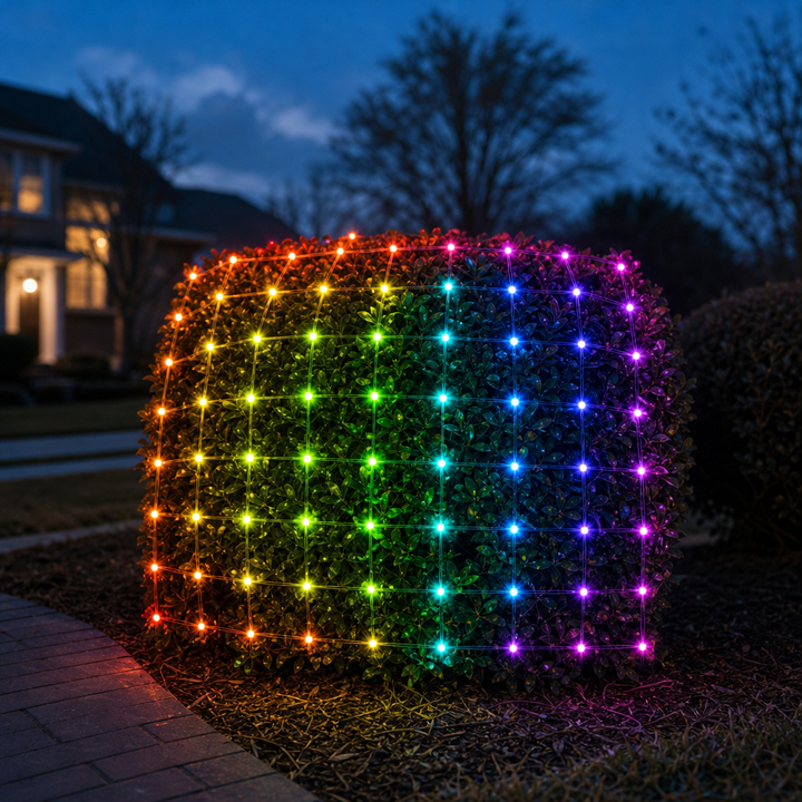 GlowGrid – Foldable RGBIC Animated Light Net
