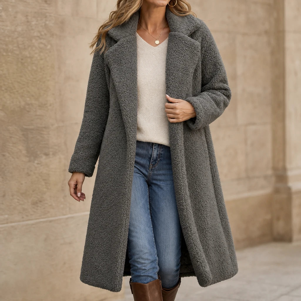 Veloura – Long Teddy Coat
