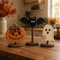 Hearthkin – Graduated Pumpkin Bat Ghost Trio Set