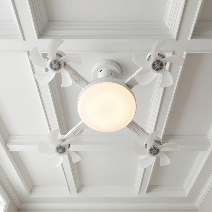 Aerolux – 4-Fan LED Ceiling Light for Hot Rooms